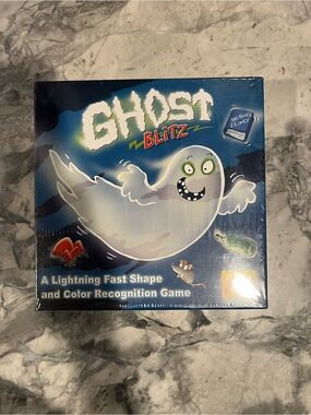 Ghost Blitz Board Game - Blue Box with Ghost Graphic